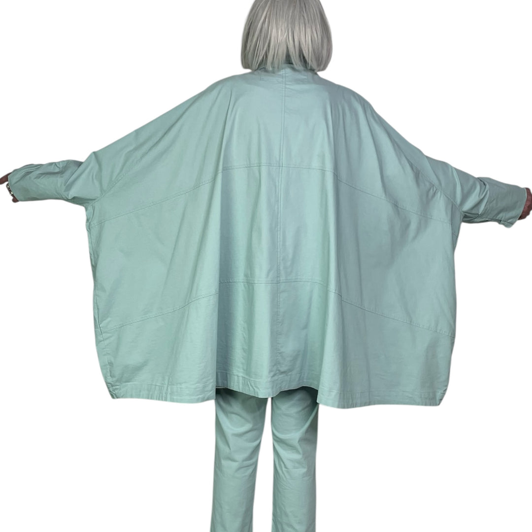 OVERSIZED RUCHED POCKETS JACKET