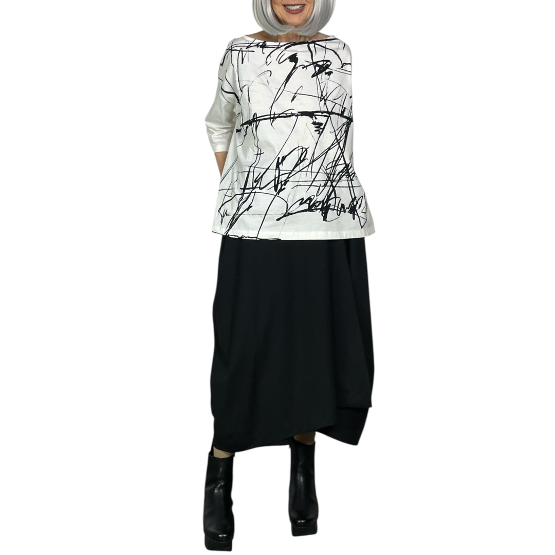 PANT W/SKIRT FLAP OVERLAY