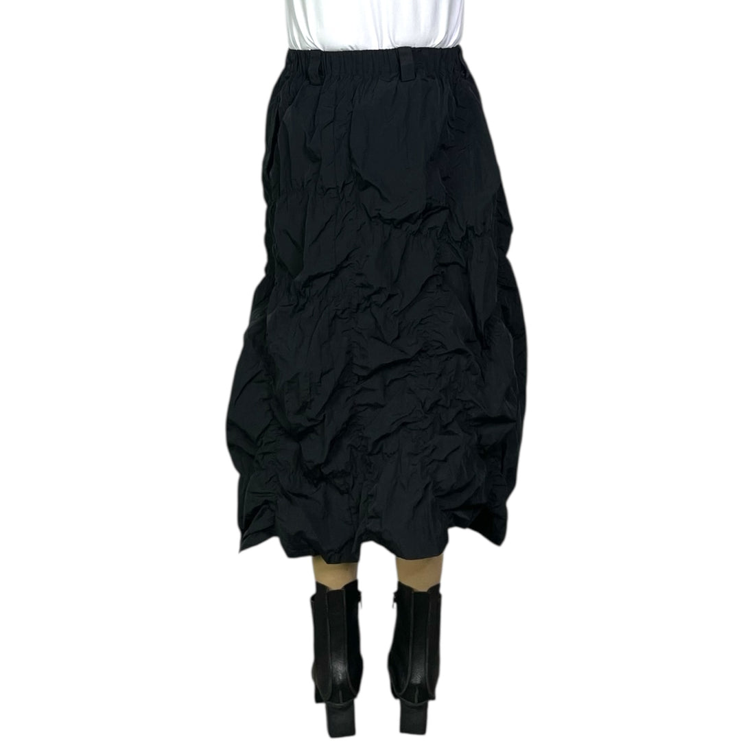 SHIRRED SLIM SKIRT