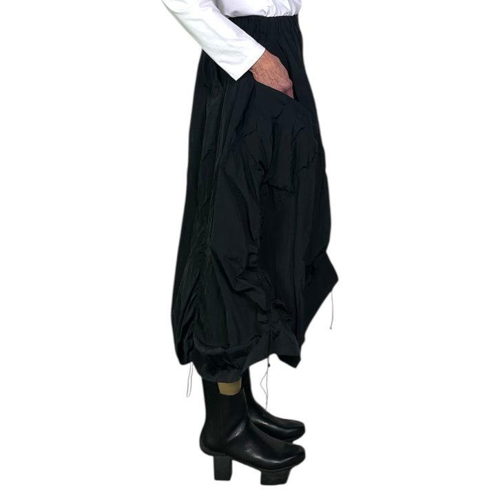 RUCHED A-LINE SKIRT