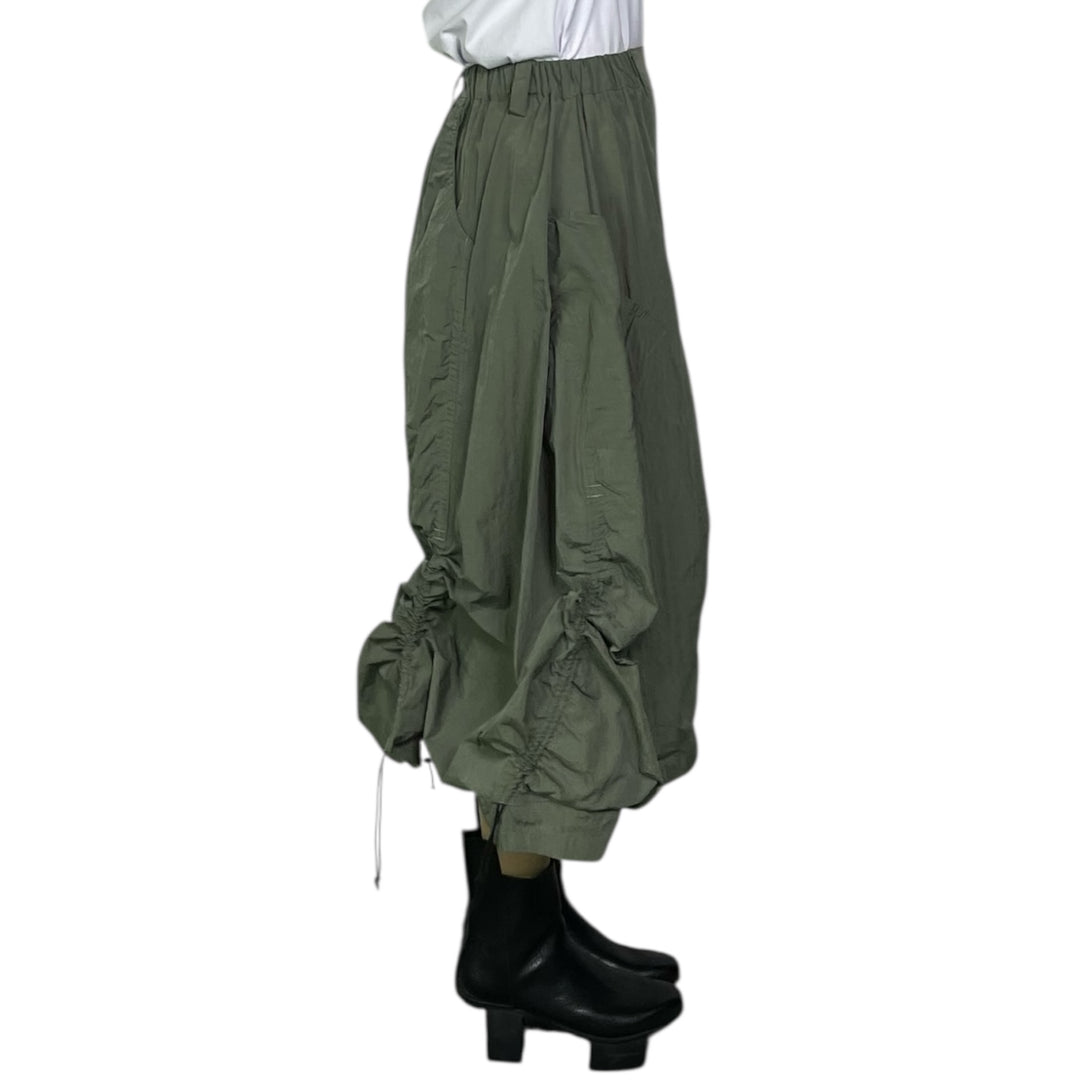 RUCHED A-LINE SKIRT