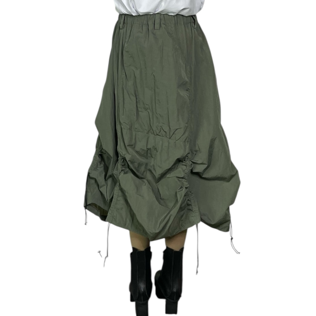 RUCHED A-LINE SKIRT