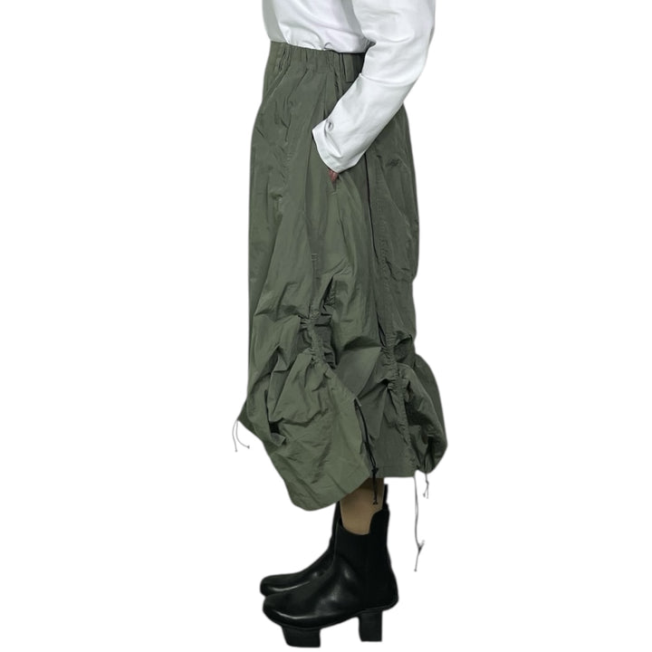 RUCHED A-LINE SKIRT