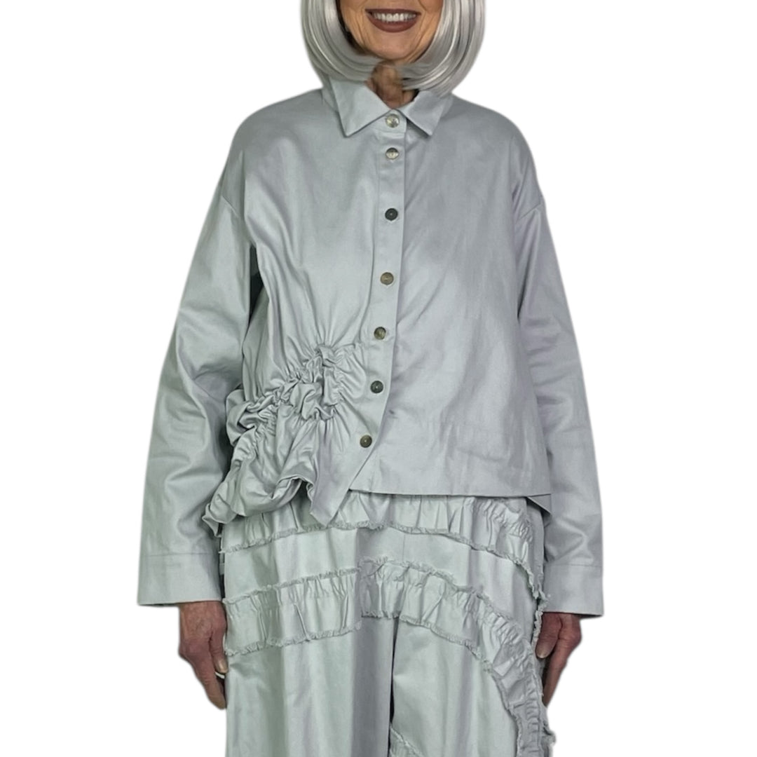 RUCHED SIDE JACKET