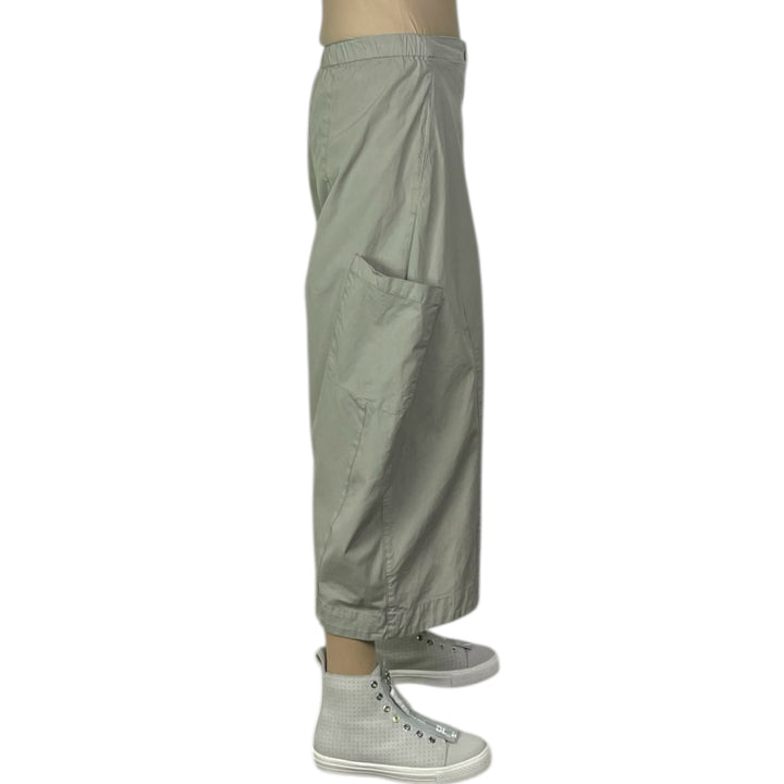 SNAP FRONT CROP PANT