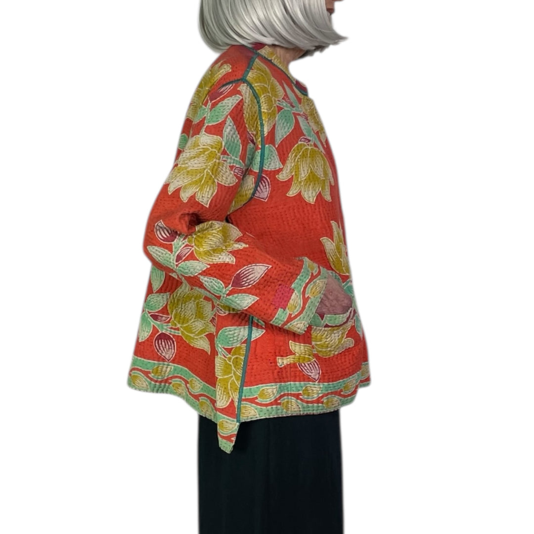 VINTAGE COTTON KAFTAN SHORT JACKET