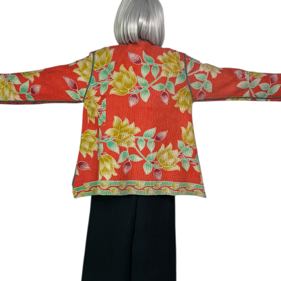VINTAGE COTTON KAFTAN SHORT JACKET