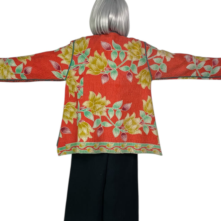 VINTAGE COTTON KAFTAN SHORT JACKET