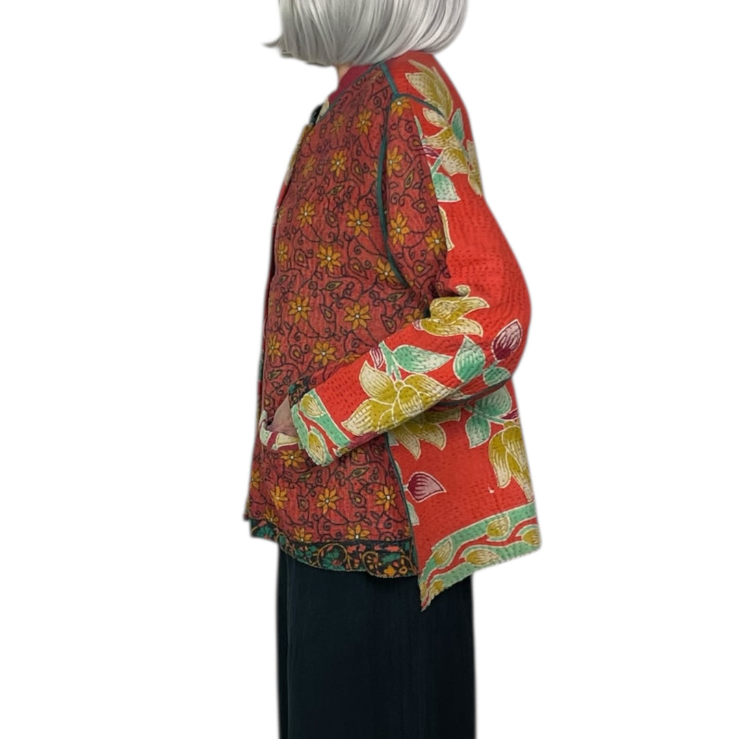 VINTAGE COTTON KAFTAN SHORT JACKET