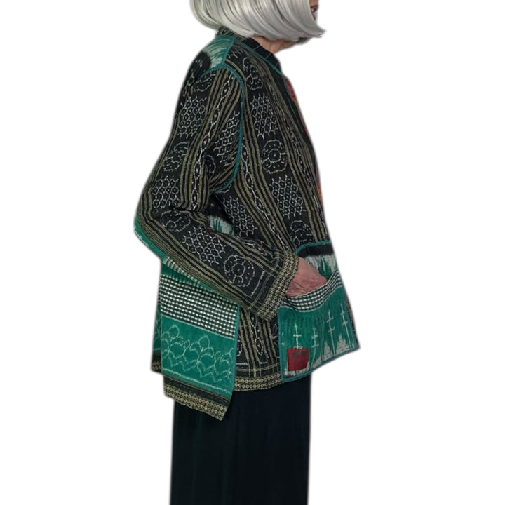 VINTAGE COTTON KAFTAN SHORT JACKET