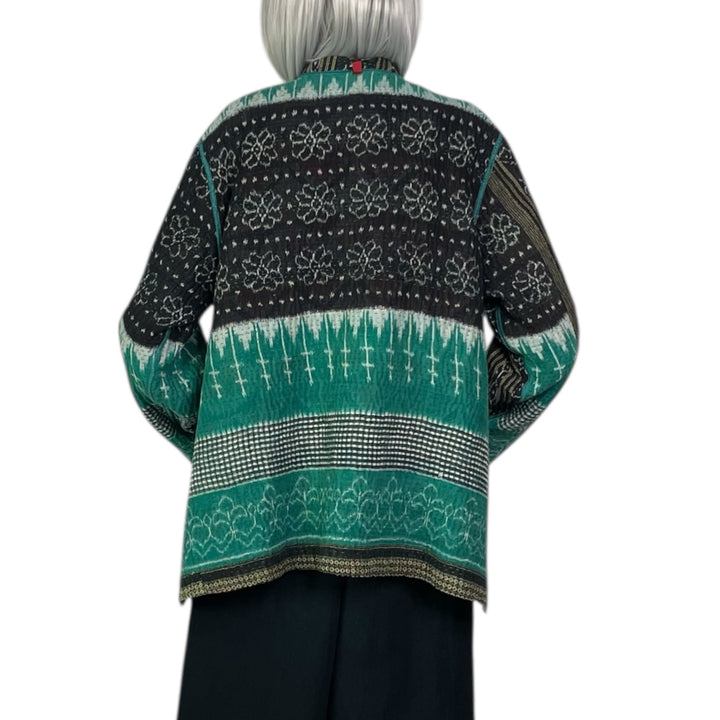 VINTAGE COTTON KAFTAN SHORT JACKET