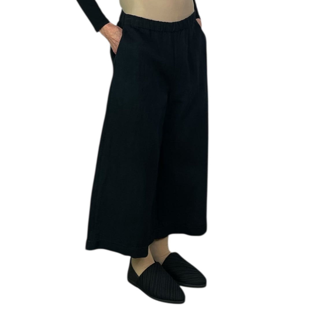 WIDE LEG DOUBLE CUFF PANT