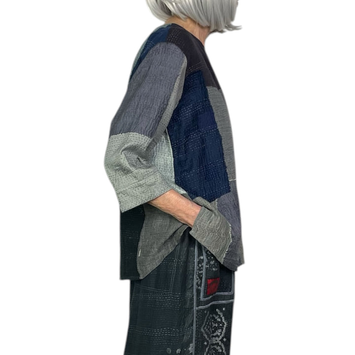 MOSAIC PATCH KURTA TOP