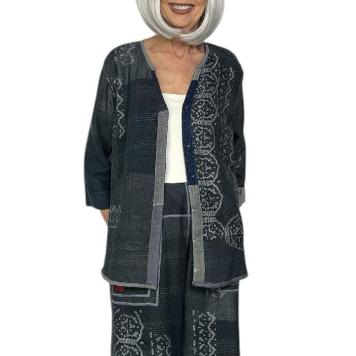 MOSAIC PATCH KURTA TOP