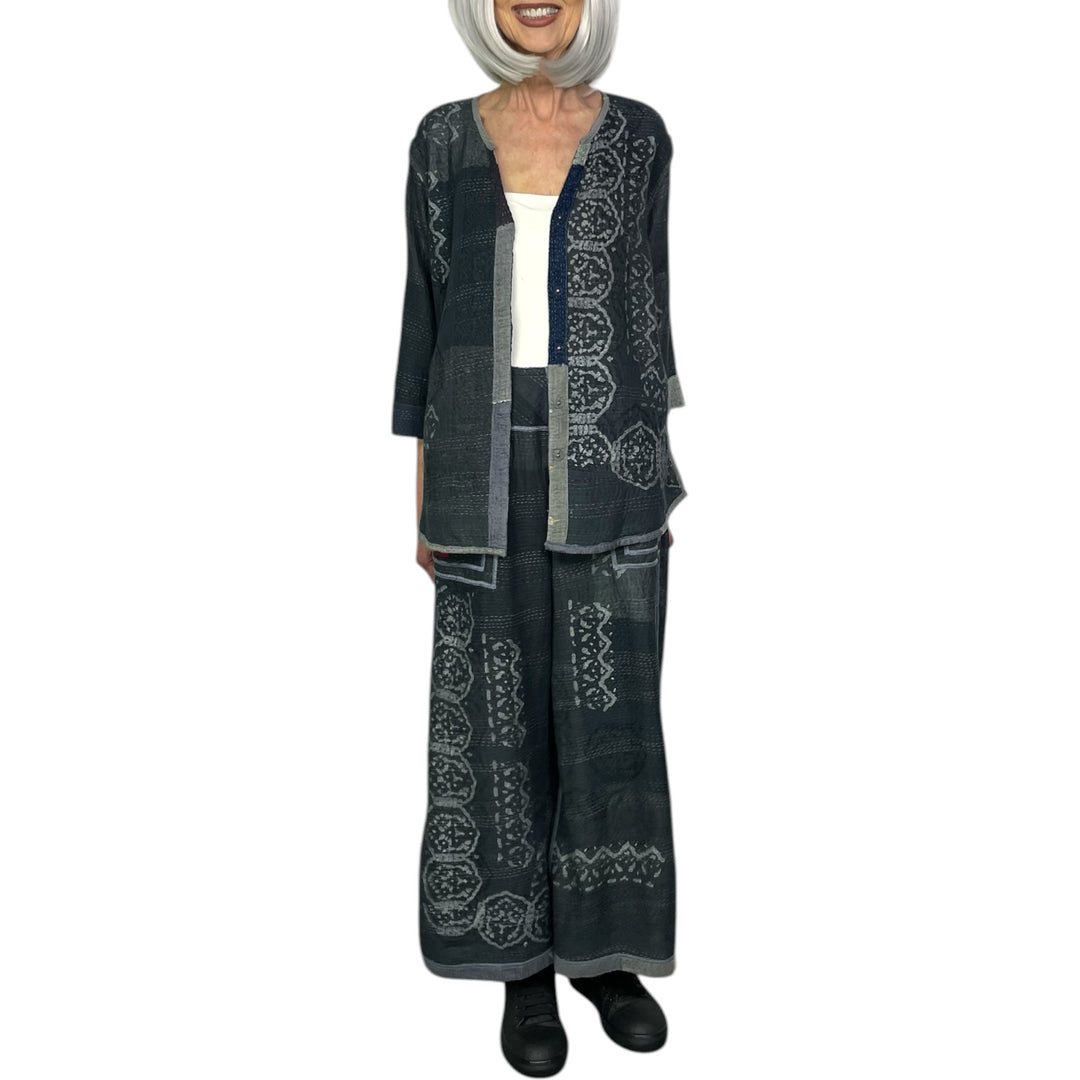MOSAIC PATCH KURTA TOP