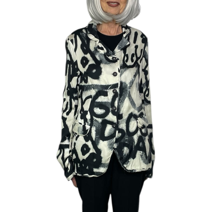 GRAPHIC PRINT BLAZER