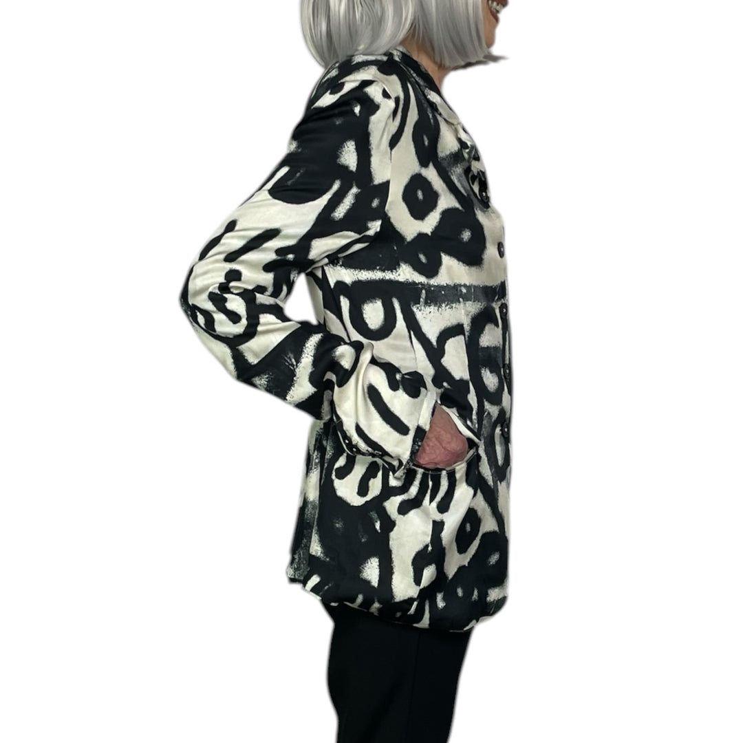 GRAPHIC PRINT BLAZER