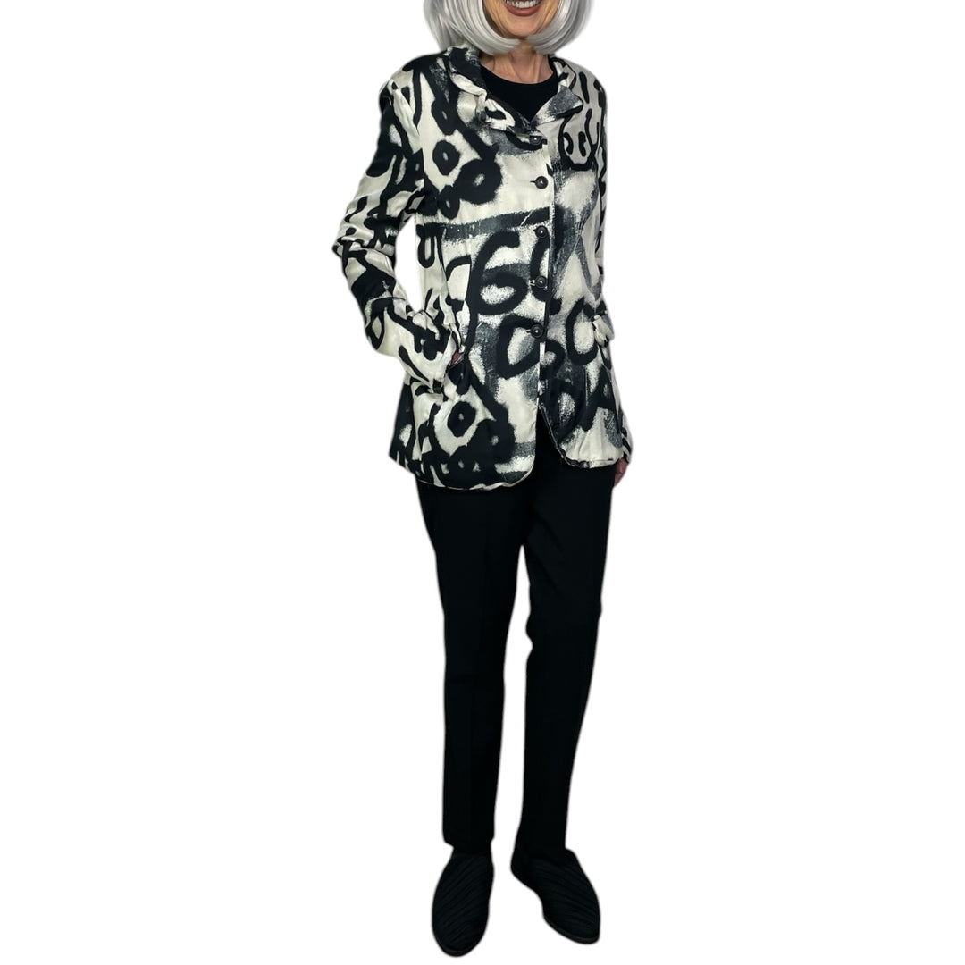 GRAPHIC PRINT BLAZER