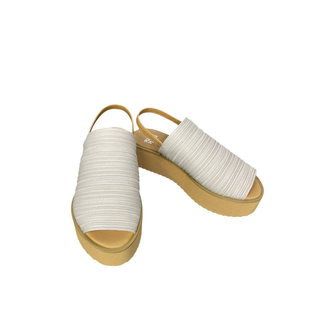 PLEATS KNIT SANDALS