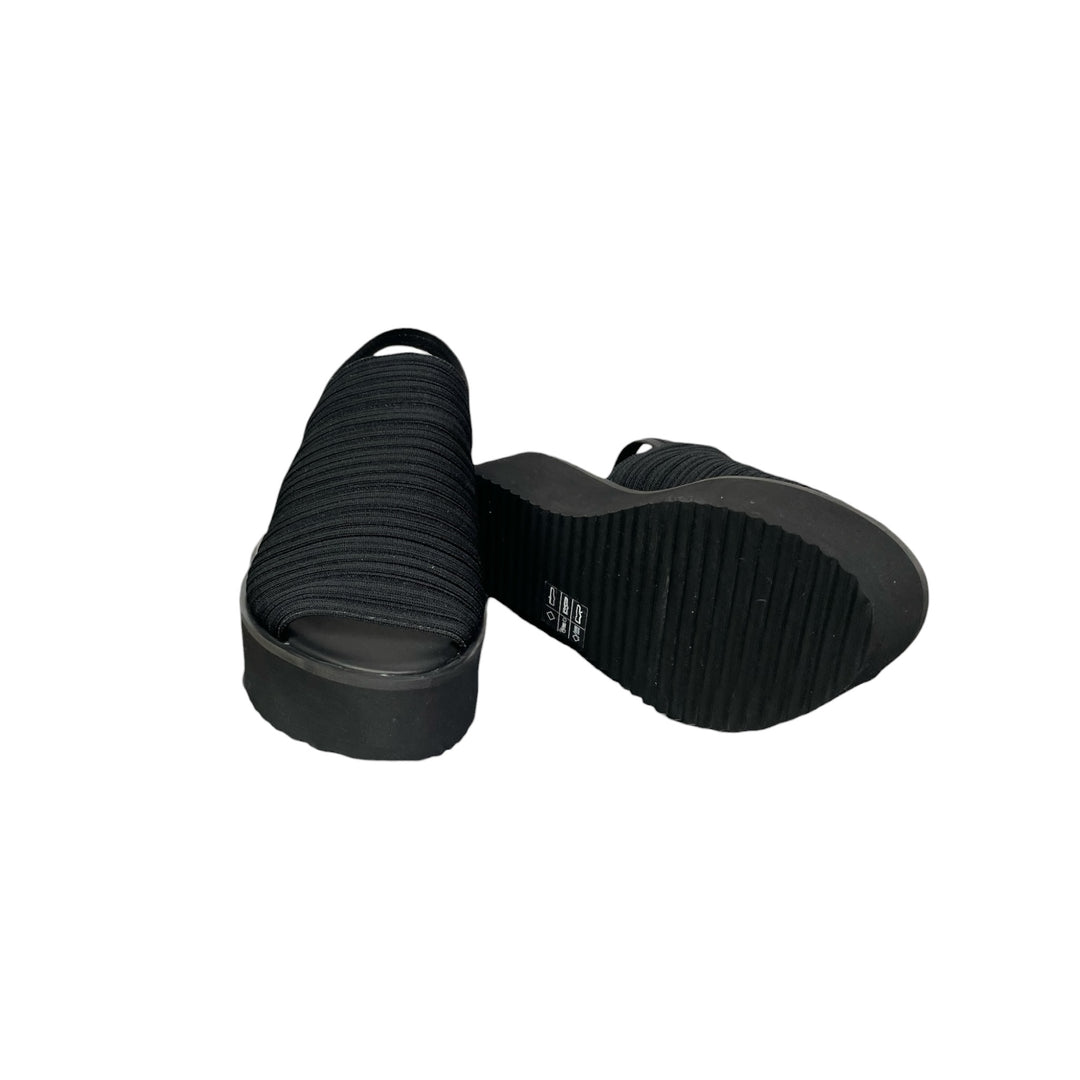 PLEATS KNIT SANDALS