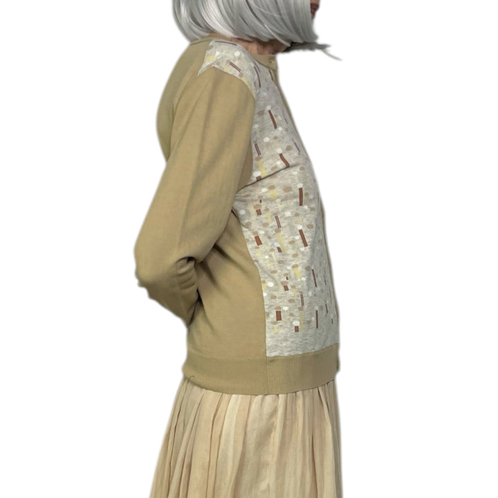 RECTANGLES & DOTS CARDIGAN