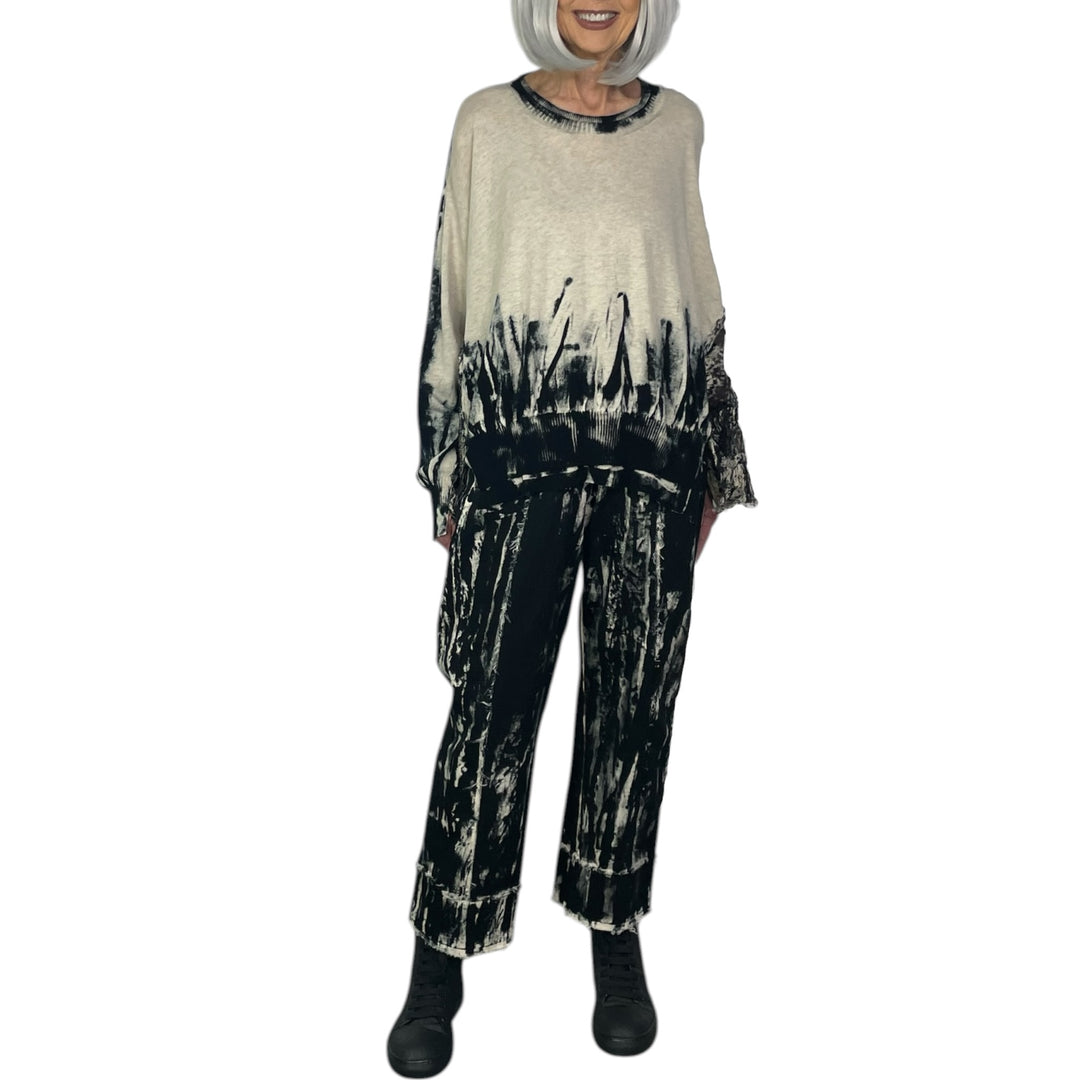 HAND PAINTED 5 POCKET PANT