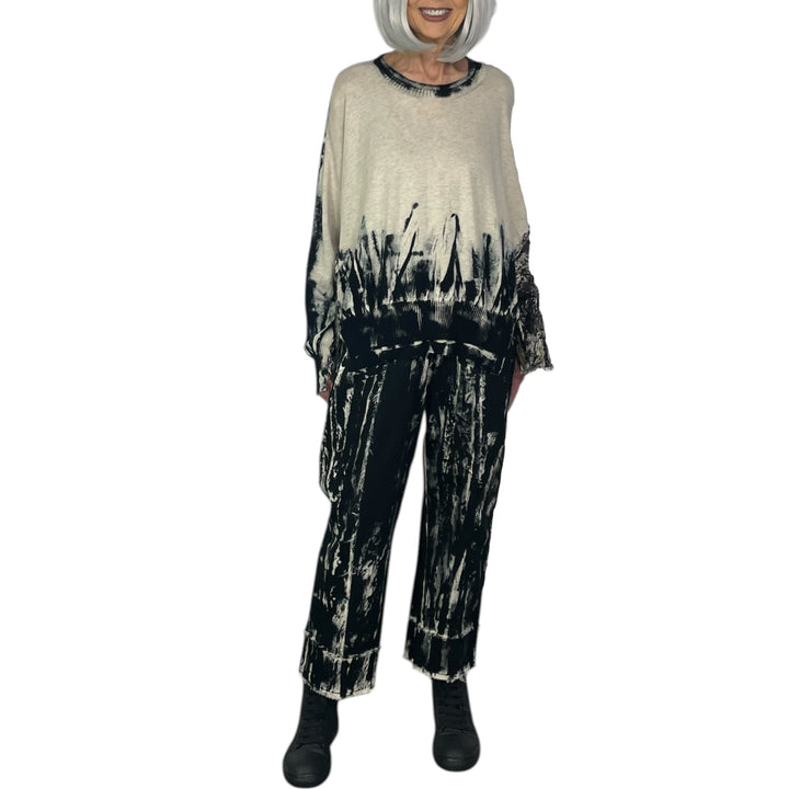 HAND PAINTED 5 POCKET PANT