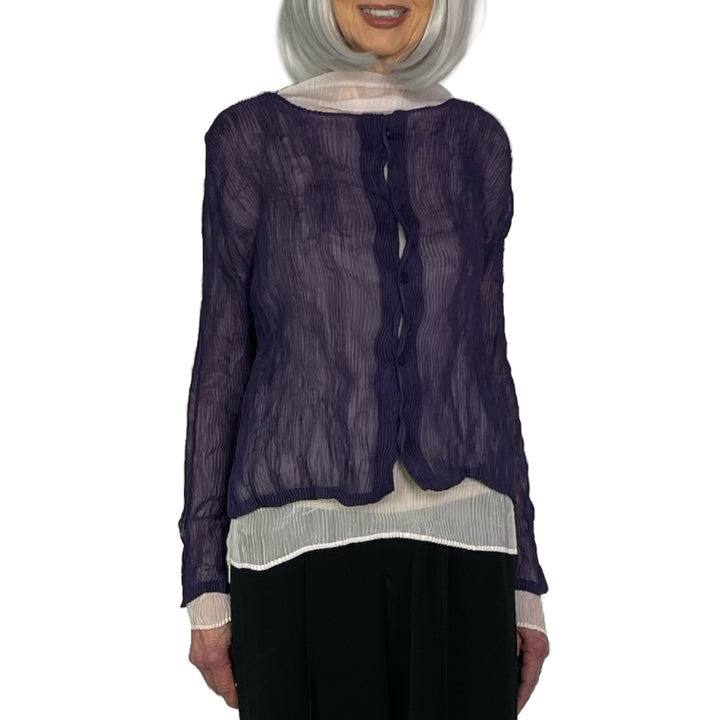 CHIFFON TWIST 1 SHIRT/CARDIGAN