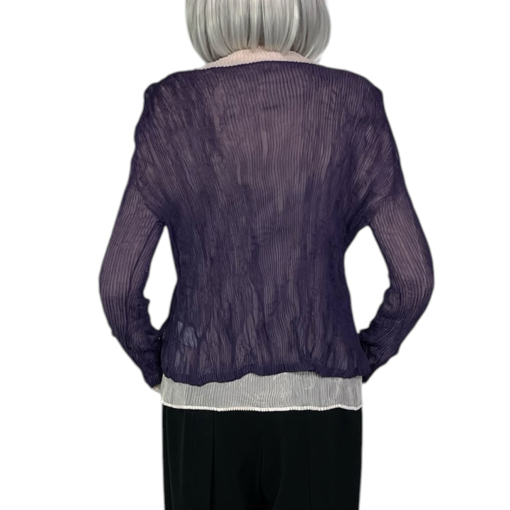 CHIFFON TWIST 1 SHIRT/CARDIGAN