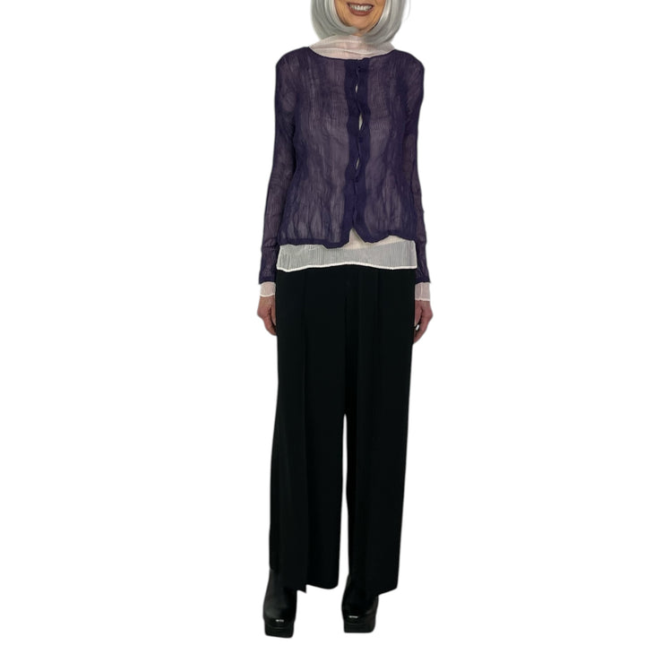 CHIFFON TWIST 1 SHIRT/CARDIGAN
