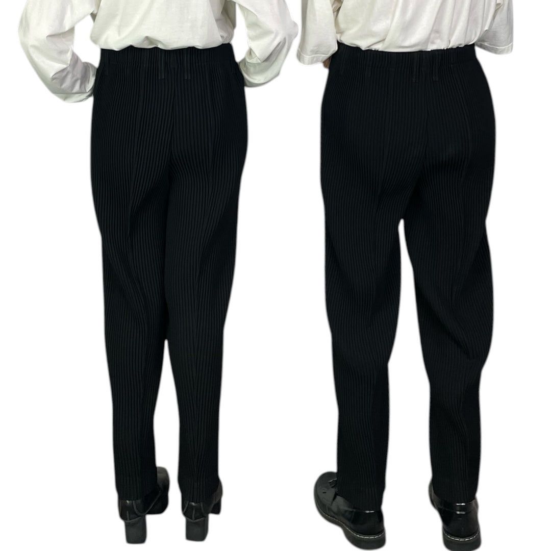 TUXEDO PLEATS SLIM PANT