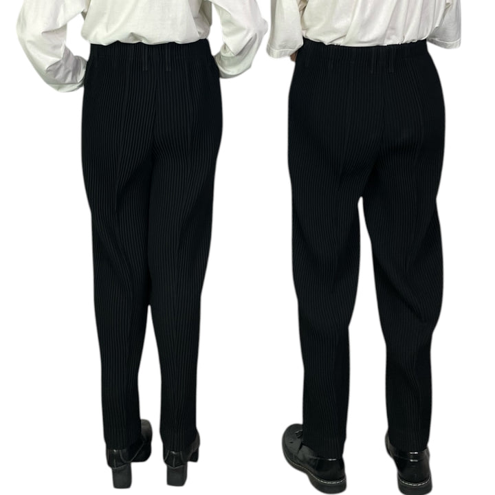 TUXEDO PLEATS SLIM PANT