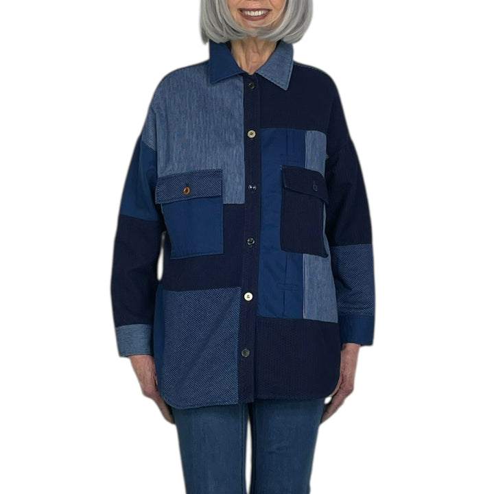 PATCHWORK SHIRT/JACKET - WOMAN'S FIT