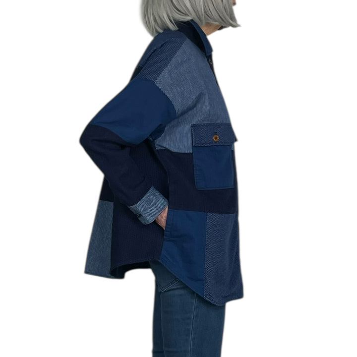 PATCHWORK SHIRT/JACKET - WOMAN'S FIT