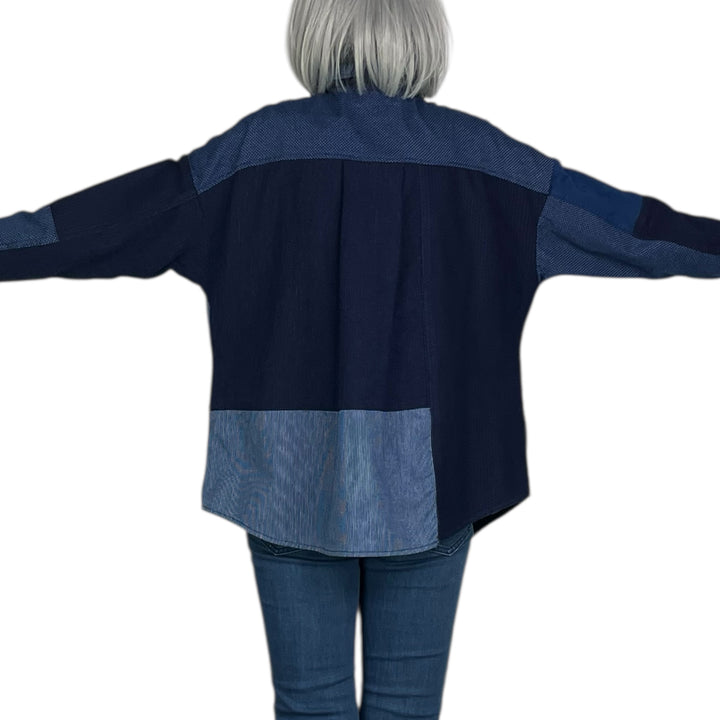 PATCHWORK SHIRT/JACKET - WOMAN'S FIT