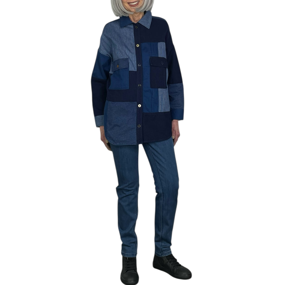 PATCHWORK SHIRT/JACKET - WOMAN'S FIT