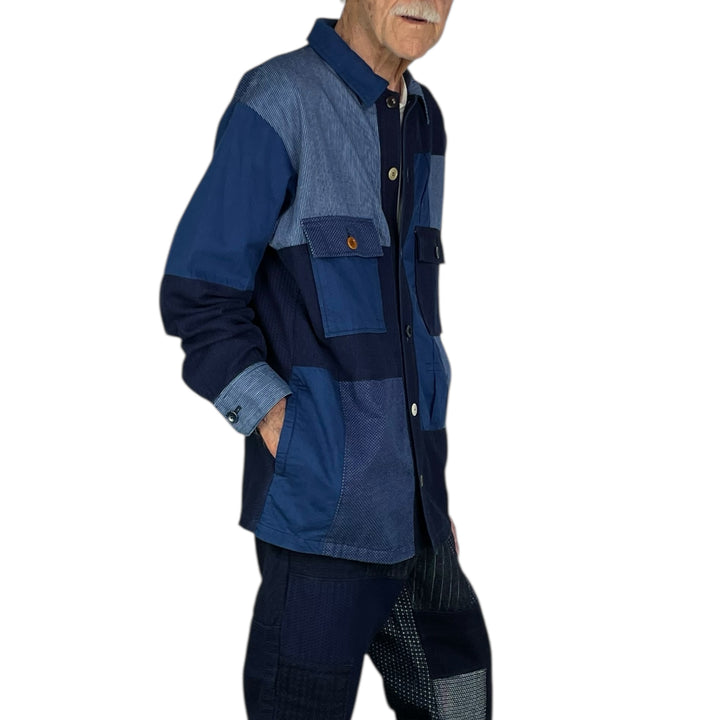 PATCHWORK SHIRT/JACKET