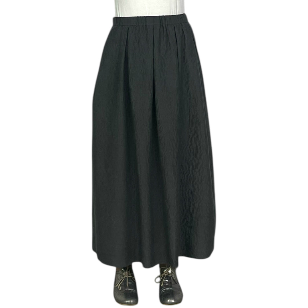 RIPPLE TUCKED GATHER SKIRT