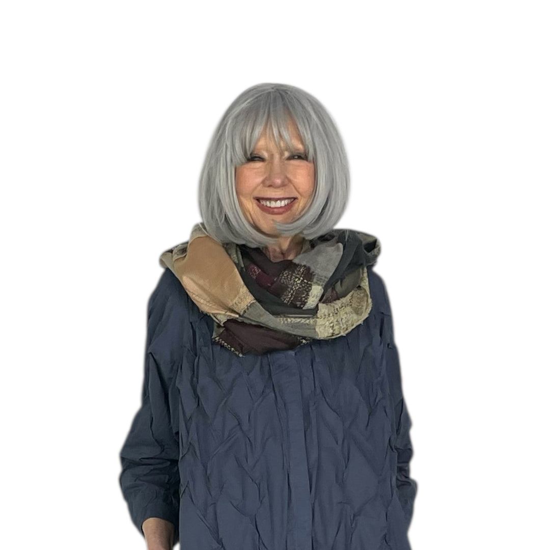 MOSAIC PATCH INFINITY SCARF