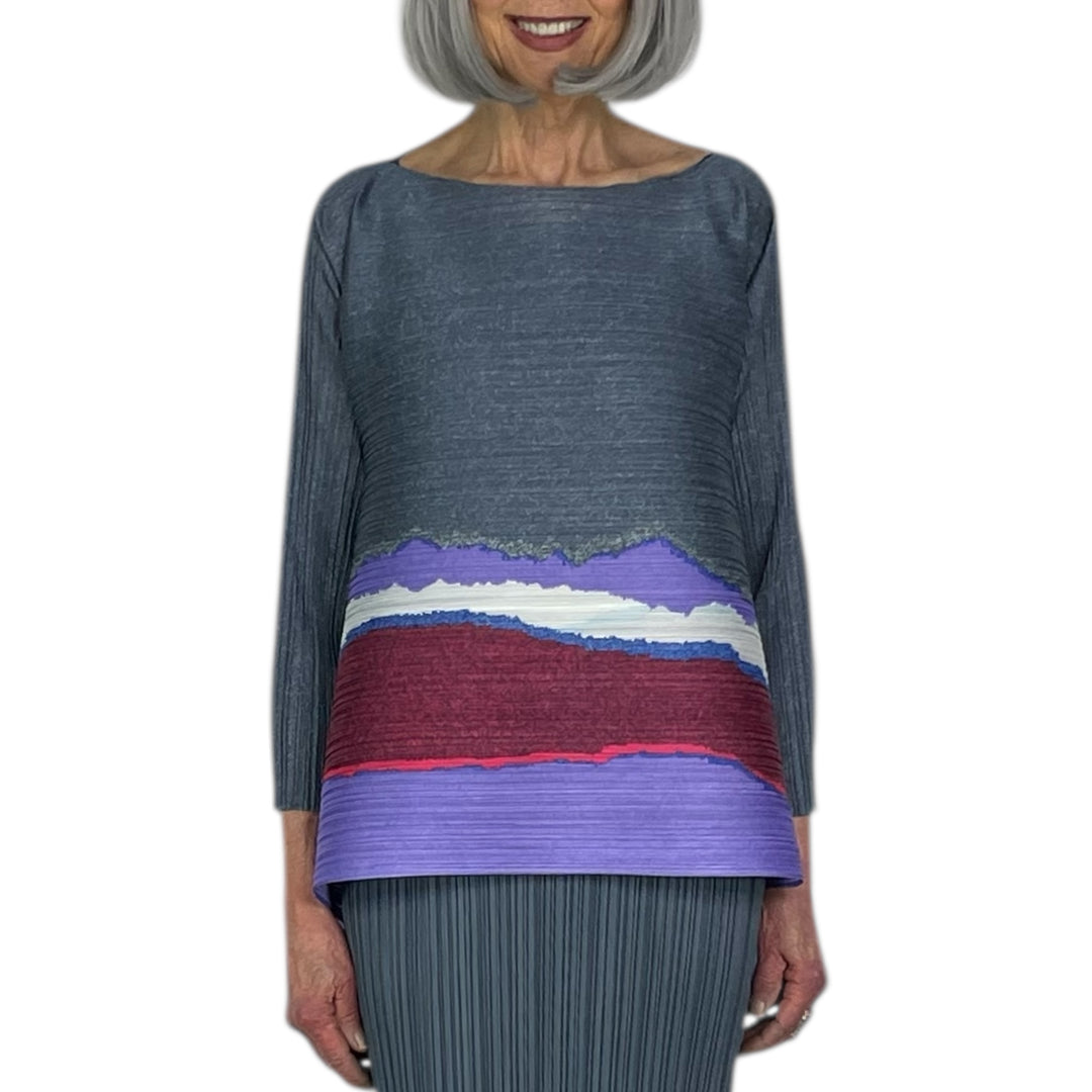 GRAINY COLORS L/S BOUNCY TOP 