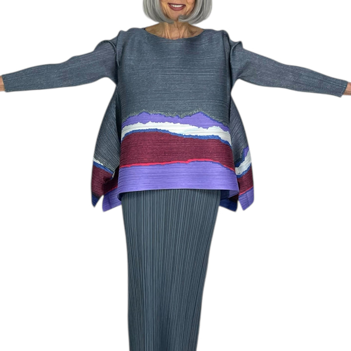 GRAINY COLORS L/S BOUNCY TOP