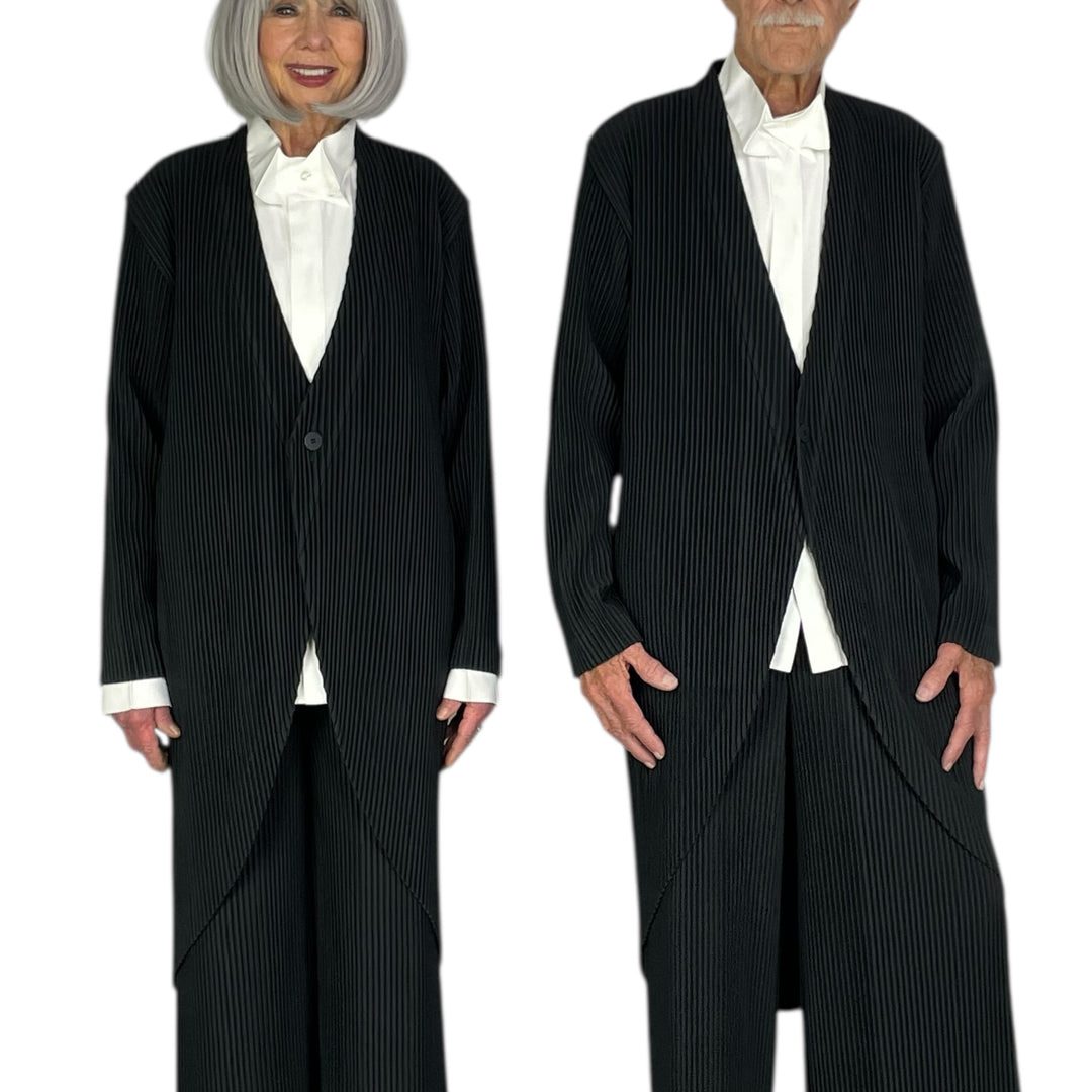 TAILORED PLEATS 2 TUXEDO COAT