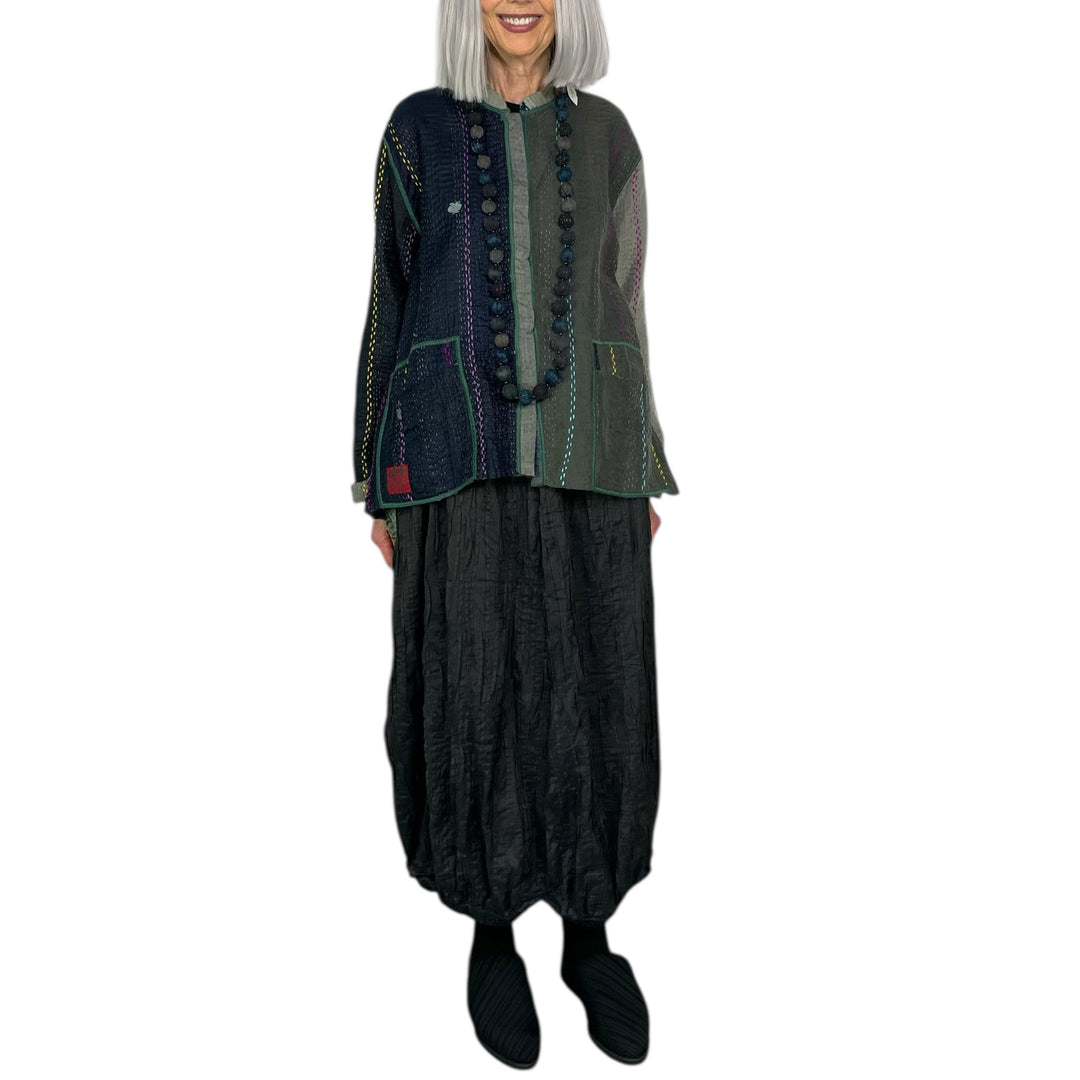 JEWEL WOVEN KAFTAN JACKET SHORT