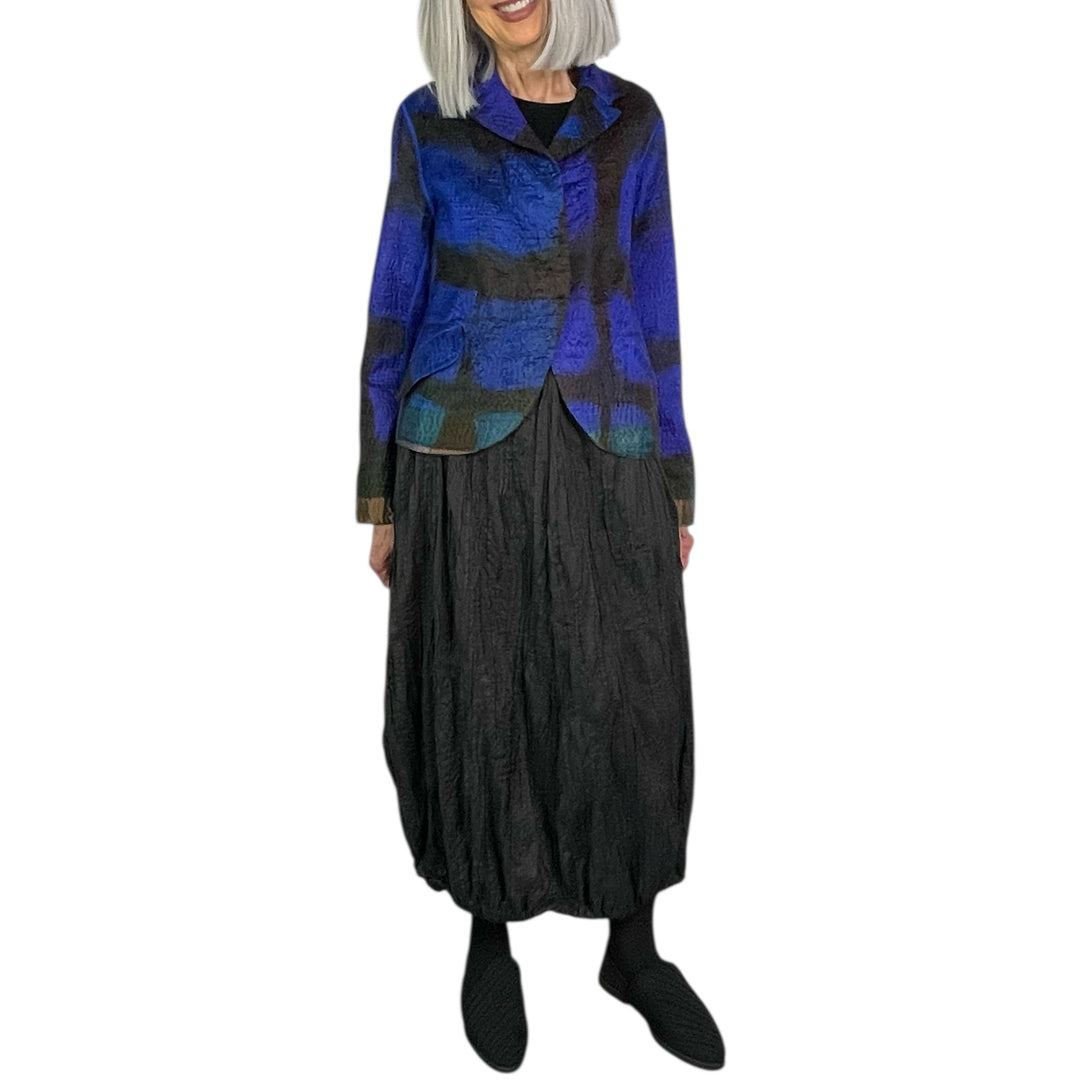 CLAMP DYED CROPPED BASIC JACKET