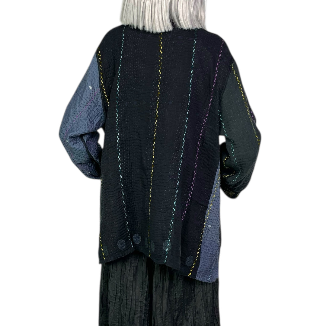 JEWEL WOVEN KAFTAN JACKET SHORT