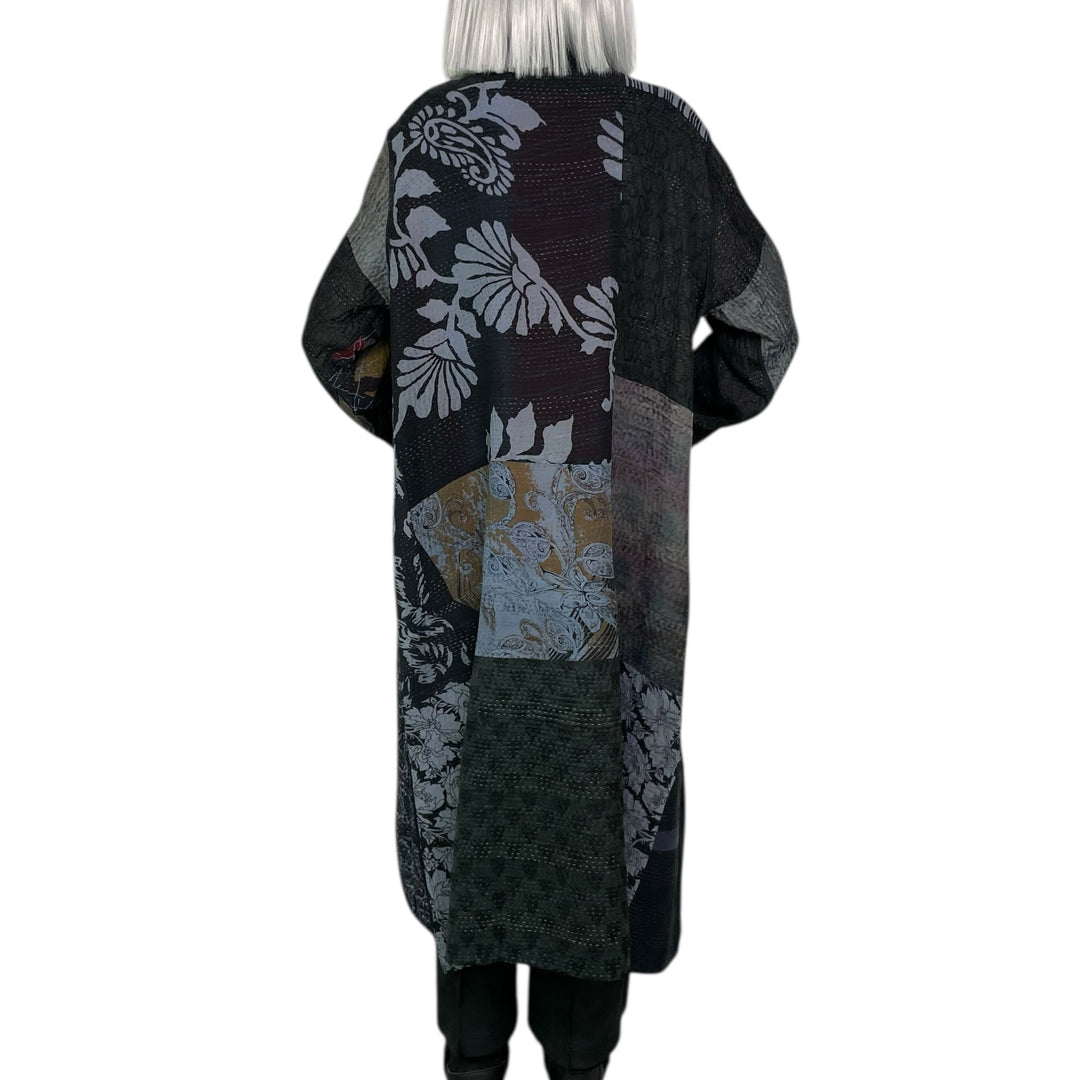 GEORGETTE PATCH KAFTAN COAT