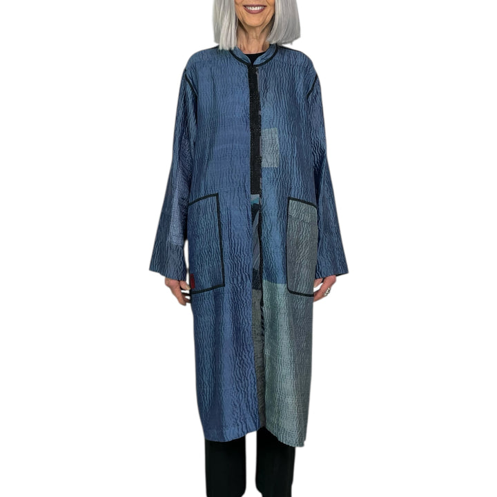 GEORGETTE PATCH KAFTAN COAT