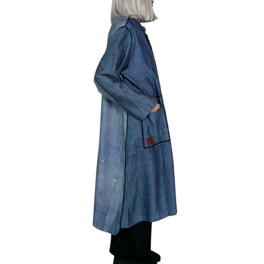 GEORGETTE PATCH KAFTAN COAT