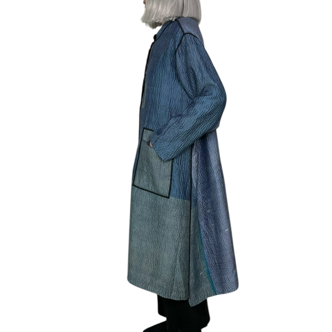 GEORGETTE PATCH KAFTAN COAT