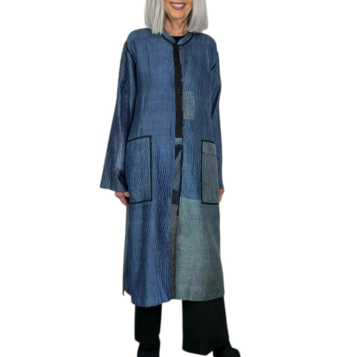 GEORGETTE PATCH KAFTAN COAT